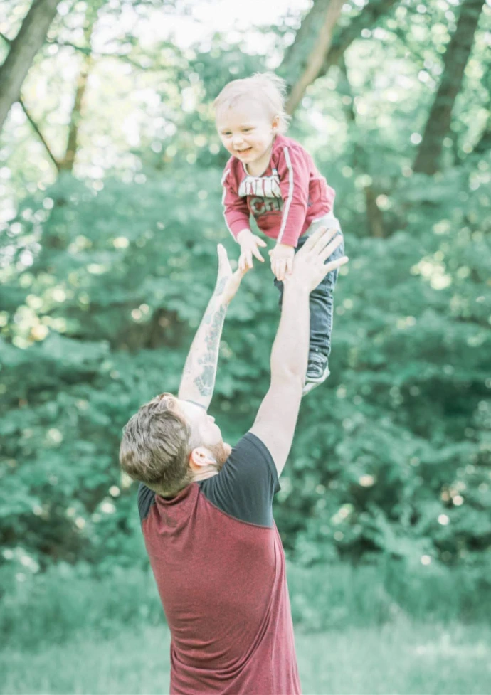 A family-owned business at heart: our owner enjoying quality time with his son, reflecting our commitment to the families we serve in our community.